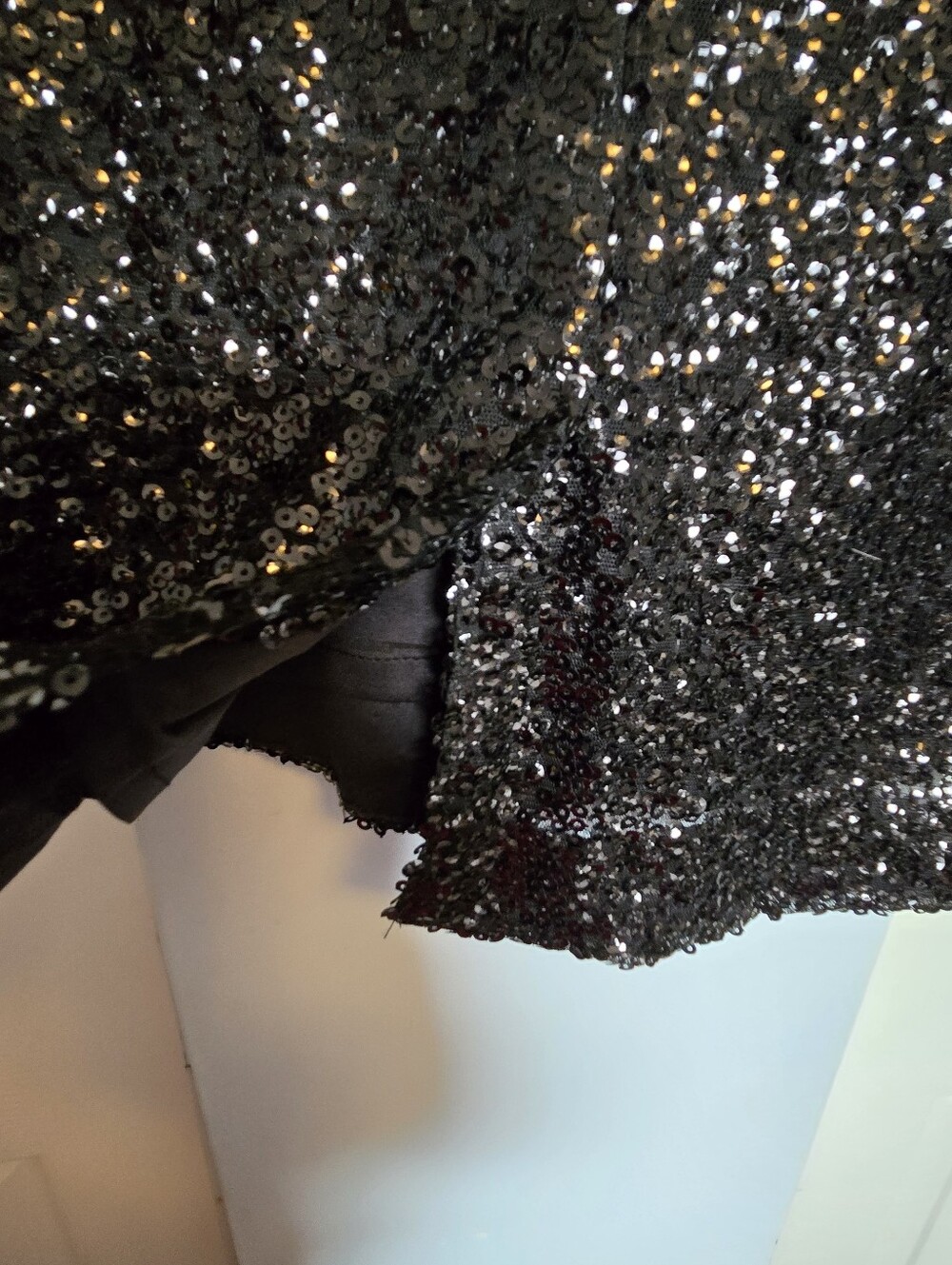 The Limited Black Sequin Mini Skirt